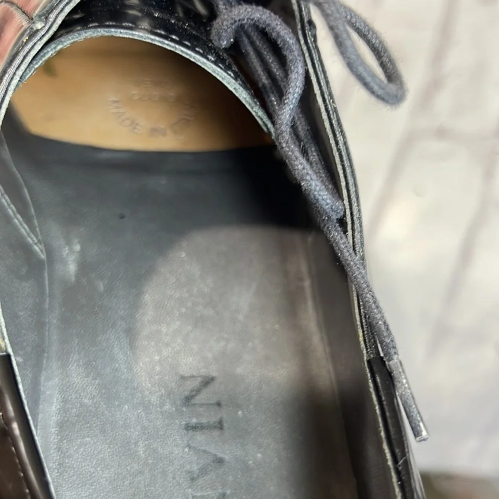 Lanvin Leather Derby Shoes Lace-Up High Gloss Black Gumbie Chunky Ribbed Sole